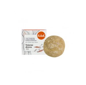 Kvitok tuhý šampon s kondicionérem pro tmavé vlasy Vzácné dřevo Velikost balení: Velké balení (50 g)