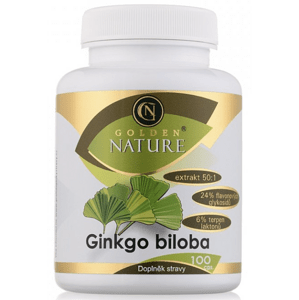 Golden Nature Ginkgo Biloba extrakt 50:1 60mg 100 cps.