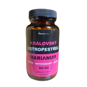 Královský Ostropestřec Marianum 500 mg, extrakt 80% Silymarinu