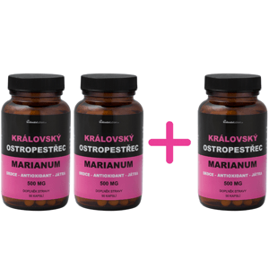 Kralovstvizdravi.cz 2+1 Královský Ostropestřec Marianum 500 mg, extrakt 80% Silymarinu