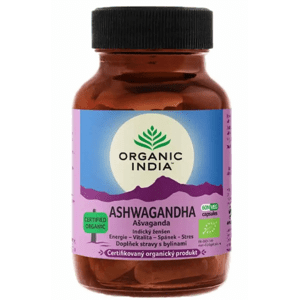 Organic India Ašvaganda 60 kapslí