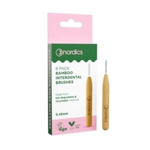 Nordics oral care Mezizubní bambusové kartáčky 0,45 mm NORDICS 8 ks