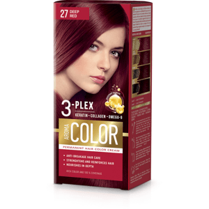 Barva na vlasy - sytě červená č.j. 27 Aroma Color