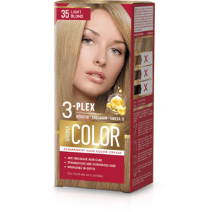 Barva na vlasy - světlý blond č.j. 35 Aroma Color