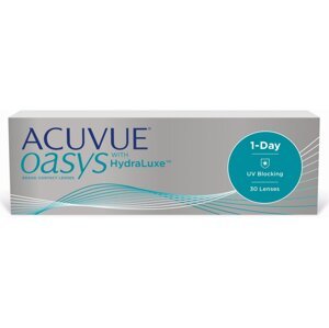 Acuvue Oasys with HydraLuxe 1 Day (30 čoček) Dioptrie: -12.0, Zakřivení: 9.0