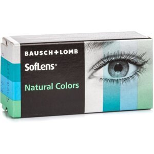 Bausch & Lomb SofLens Natural colors (2 čočky) Barva: Aquamarine, Dioptrie: -4.50