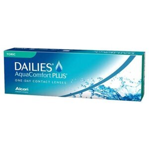 Dailies Aqua Comfort Plus - Toric (30 čoček) Cylindr x Osa: -0.75 x 180, Dioptrie: -3.00