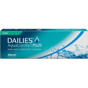 Dailies AquaComfort Plus Toric (30 čoček) Cylindr x Osa: -1.25 x 10, Dioptrie: -4.25