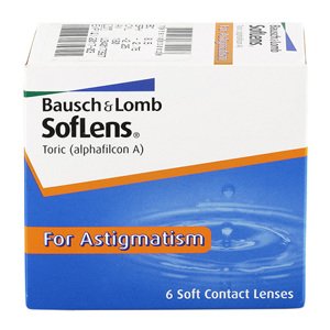 Soflens Toric - For Astigmatism (6 čoček) Cylindr x Osa: 0.75 x 180, Dioptrie: -2.00