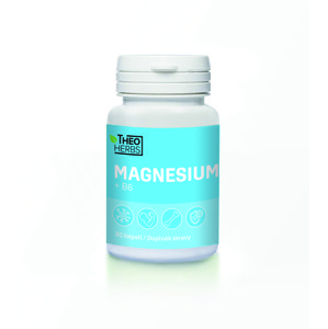 THEO HERBS Magnesium + B6 30 kapslí