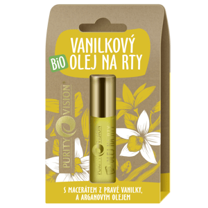 Purity Vision Vanilkový olej na rty BIO (10 ml) - voňavá pomoc vysušeným rtům