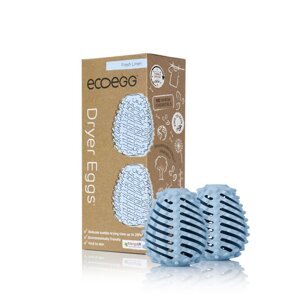 Ecoegg Vajíčka na sušení prádla - svěží bavlna (2 ks + 4 náplně) - ušetří až 28 % energie a času