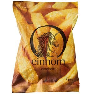 Einhorn Kondomy STANDARD - "Foodporno" (7 ks) - veganské, bez parfemace