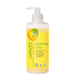 Sonett Tekuté mýdlo - citrus BIO 300 ml - pro vaše ruce, obličej i celé tělo