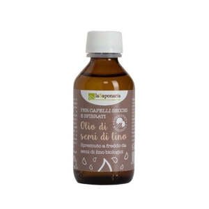 laSaponaria Lněný vlasový olej za studena lisovaný BIO (100 ml)