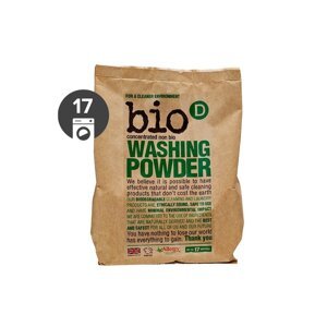 Bio-D Prášek na praní bez vůně 1 kg - vhodný i pro citlivou pokožku
