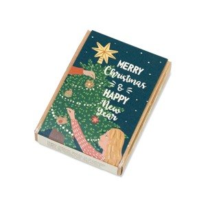 Blossombs Semínkové bomby - Sada mini - Stromeček (4 ks) - originální vánoční dárek