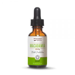 Wooden Spoon Makadamiový olej BIO (30 ml) - regeneruje a hydratuje vaši pokožku