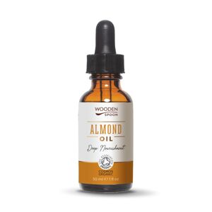 Wooden Spoon Mandlový olej BIO (30 ml) - hydratační olej pro citlivou pokožku
