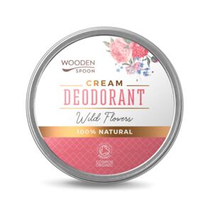 Wooden Spoon Přírodní krémový deodorant "Wild flowers" BIO 60 ml - obsahuje prvotřídní organické oleje