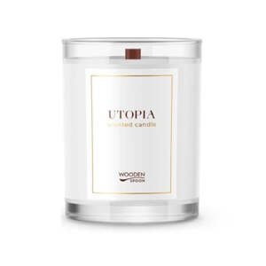 Wooden Spoon Sójová vonná svíčka Utopia BIO (200 g)