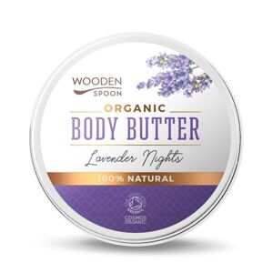 Wooden Spoon Tělové máslo Levandulové noci BIO 100 ml - uklidňující účinky levandule