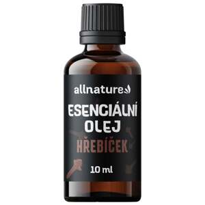 Allnature Esenciální olej Hřebíček (10 ml) - silné prohřívací účinky