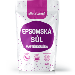Allnature Epsomská sůl Mateřídouška (1 kg) - relaxace s nádechem mateřídoušky