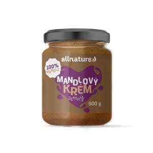 Allnature Mandlový krém (500 g) - 100% jemně namleté mandle