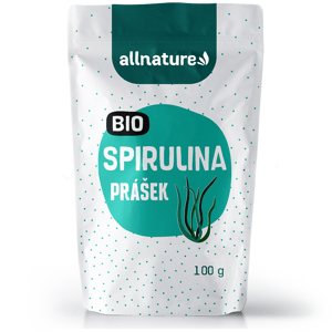 Allnature Spirulina prášek BIO (100 g) - superpotravina plná bílkovin