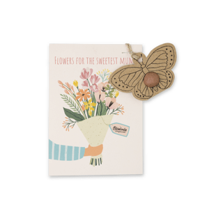 Blossombs Semínková bomba - Dárková dekorace "Pro nejlepší maminku" - Motýl (1 ks)